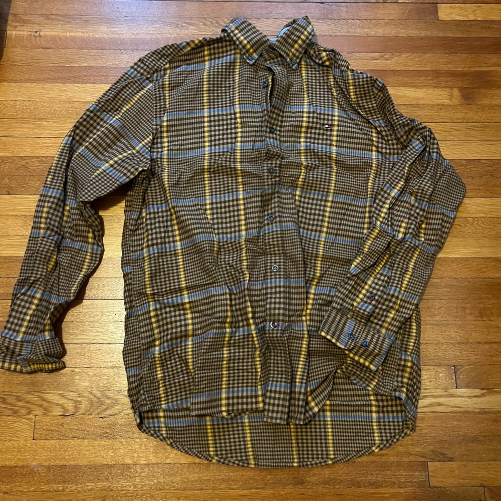 Tommy Hilfiger classic fit plaid shirt
